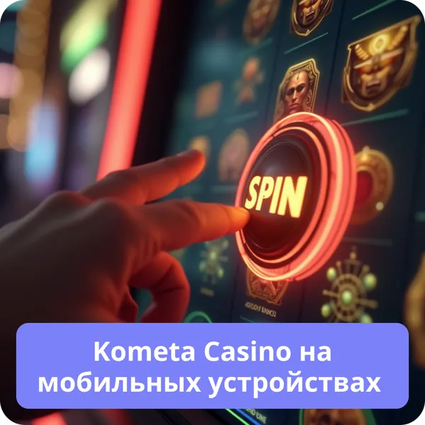 Kometa Casino на мобильных устройствах